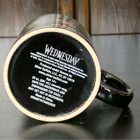 I’m Not Weird, Everyone Else Is Wednesday Adams 20oz Ceramic Mug - Picture 8 of 10